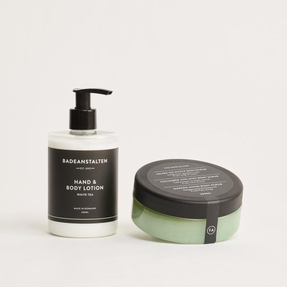 Badeanstalten bodyscrub og hand & body lotion